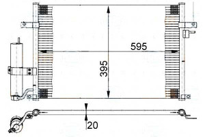 Skraplacz Behr Hella 96484931 Dw5056 351302191