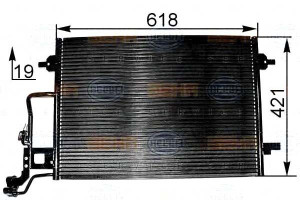 Skraplacz Klimatyzacji Vw Passat 00-05 1,6-2,8 Beh