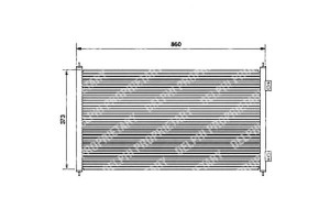 Skraplacz Klimatyzacji Ford Transit 2.0d-2.4d 01.0