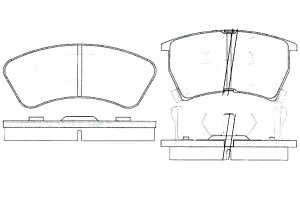 Klocki Hamulcowe P Mazda 323i 1.6 86-88 Lpr