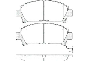 Klocki Hamulcowe Toyota Avensis Carina E Mr2 Ii 1.