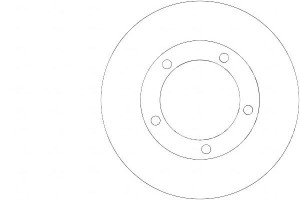 Tarcze Hamulcowe 2szt Toyota Land Cruiser 100 98-0