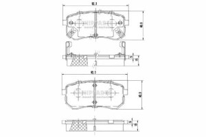 Klocki Hamulcowe Hyundai I10 1.1 Nipparts Nipparts