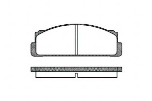 Klocki Hamulcowe Toyota Corolla 70-76 Gr.12.5mm* R