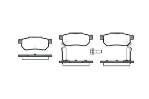 Klocki Hamulcowe Honda Civic Crx Prelude Rover 25