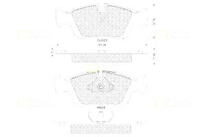 Klocki Hamulcowe Bmw 316 318 320 325 Z3 * Kpl Star