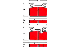 Klocki Hamulcowe Bmw 3 (e21) 1.8/2.0/2.3 06.75-10.