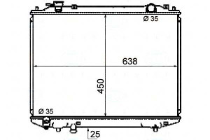 Chłodnica Silnika Behr Hella 1378035 3599738 Xm348
