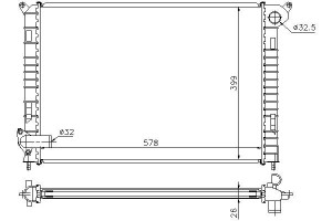 Chłodnica Silnika Mini (r50 R53) (r52) 1.6 06.01-0