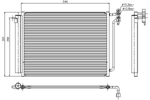 Skraplacz Klimatyzacji Bmw X5 (e53) 3.0-4.8 01.00-