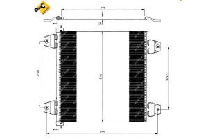 Skraplacz Klimatyzacji Daf Xf 105 Xf 95 01.02- Nrf