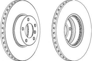 Tarcze Hamulcowe 2szt. Bmw 5 (e39) 2.0-4.4 01.96-0