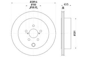 Tarcze Hamulcowe Hella Pagid 26700aj010 Su00300638