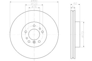 Tarcze Hamulcowe Mintex 34116750713 34116766036 34