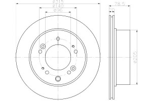 Tarcze Hamulcowe Mintex 584113e500 17423 Dsk2784 6