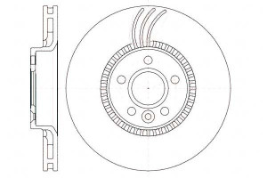 Tarcze Hamulcowe 2szt 316x28 V 5-otw Ford S-max 08