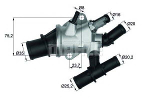 Termostat Fiat 88c 1,9jtd Behr