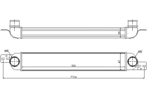 Intercooler Opel Meriva A 1.3d/1.7d 09.03-05.10 Ni
