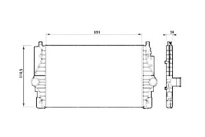 Intercooler Vw T4 2,5tdi 95- Nrf