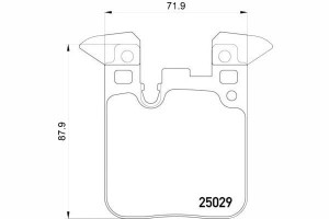 Klocki Hamulcowe Bmw Tył 2 3 4 3,0 14- Textar