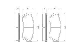 Klocki Hamulcowe Subaru Justy Ii Suzuki Alto Cappu