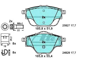 Klocki Hamulcowe Ceramiczne Citroen C4 Grand Picas