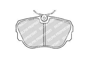 Klocki Hamulcowe Bmw 3 E30 Delphi Ham