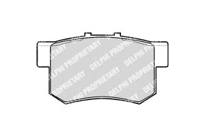 Klocki Hamulcowe Honda Accord 90-01 Tył Delphi Ham