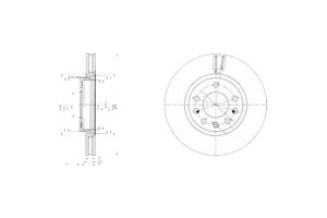 Tarcze Hamulcowe 2szt Opel Corsa D 1.4/1.7d 08.06-