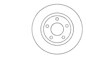 Tarcze Hamulcowe 2szt Vw Passat 96-00 A.b.s.