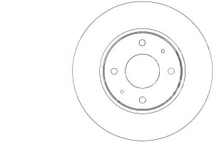 Tarcze Hamulcowe 2szt Volvo S40 97-03 A.b.s.