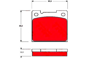 Klocki Hamulcowe Volvo Tył 240 260 740 940 960 74-
