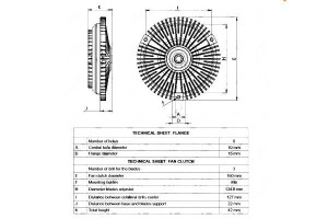 Sprzęgło Wiskozowe Vw Lt28-46 2,8tdi Nrf