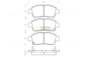Klocki Hamulcowe Toyota Yaris Kpl Starline Starlin