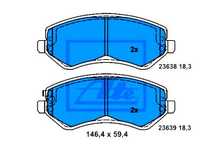 Klocki Hamulcowe Chrysler Voyager Iv Jeep Cherokee