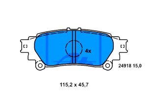 Klocki Hamulcowe Lexus Is Ii Is Iii Rx Toyota High