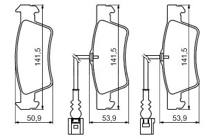 Klocki Hamulcowe Vw Touareg 2.5d-6.0 10.02-05.10 B