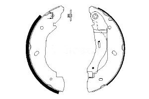 Szczęki Hamulcowe Ford Transit 00- Bosch
