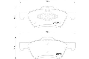 Klocki Hamulcowe Ford Maverick 01-07 Brembo