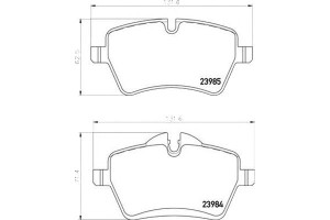 Klocki Hamulcowe Mini Paceman 12- Przód Brembo