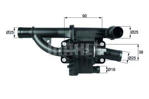 Termostat Citroen Peugeot Behr