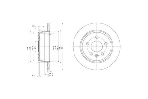Tarcze Hamulcowe 2szt Mercedes V (638/2) Vito (638