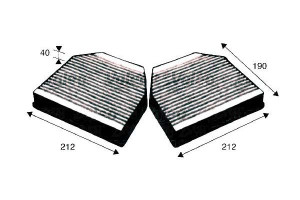 Filtr Kabiny Protect Mercedes R129 Sl350-600 Z Akt
