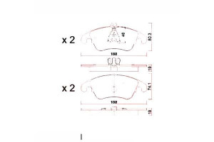 Klocki Hamulcowe Mercedes W204 C-klasa 07- Zimmerm