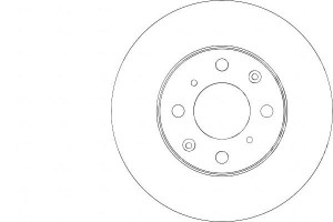 Tarcze Hamulcowe 2szt Honda Civic 91-00 A.b.s.