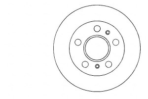 Tarcze Hamulcowe 2szt Renault Laguna 95-01 Tył A.b