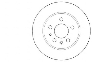 Tarcze Hamulcowe 2szt Mercedes W123 76-85 Tył A.b.
