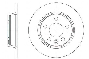 Tarcze Hamulcowe 2szt 268x10 P 5-otw Ford Galaxy S