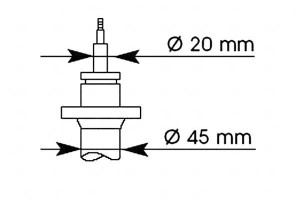 Amortyzator Bmw 3 (e30) 1.6-2.4d 09.82-06.94 Kyb
