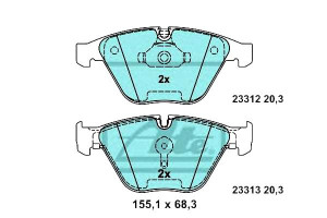 Klocki Hamulcowe Ceramiczne Bmw 5 (e60) 5 (e61) 6